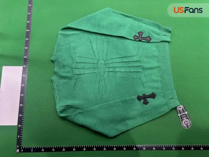 Chrome Hearts With Cross On Back Sweater QC photo 19