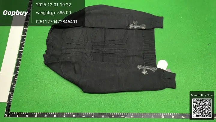Chrome Hearts With Cross On Back Sweater QC photo 7