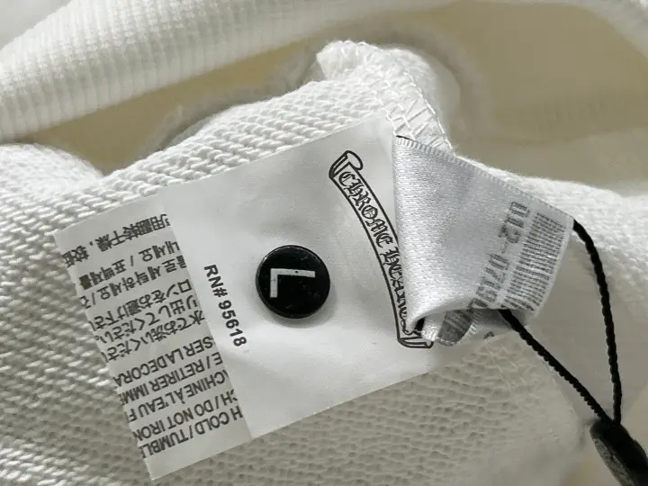 White Chrome Hearts Hoodie QC photo 6