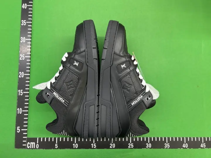 LV Trainers Monogram Black Denim Sneakers QC photo 14
