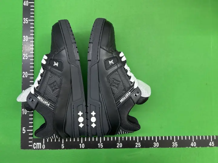LV Trainers Monogram Black Denim Sneakers QC photo 15