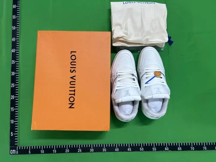 LV Trainers Monogram Black Denim Sneakers QC photo 18