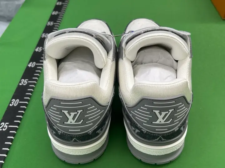 LV Trainers Monogram Black Denim Sneakers QC photo 2