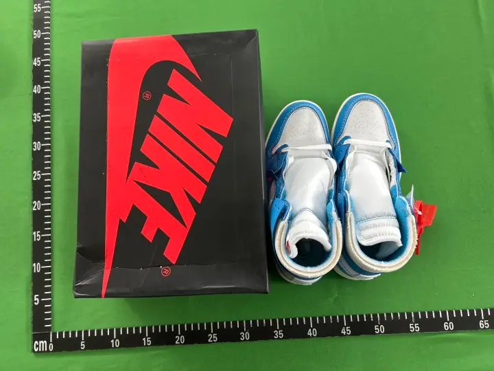 Off-White AJ1 University Blue QC photo 10