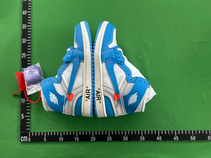 Off-White AJ1 University Blue QC photo 13