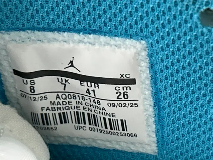 Off-White AJ1 University Blue QC photo 16