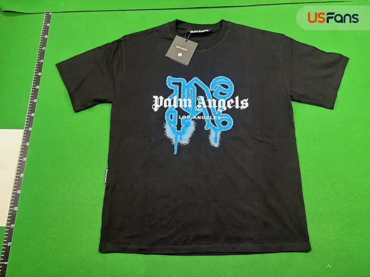 Palm Angels Monogram NY Spray Tee QC photo 2