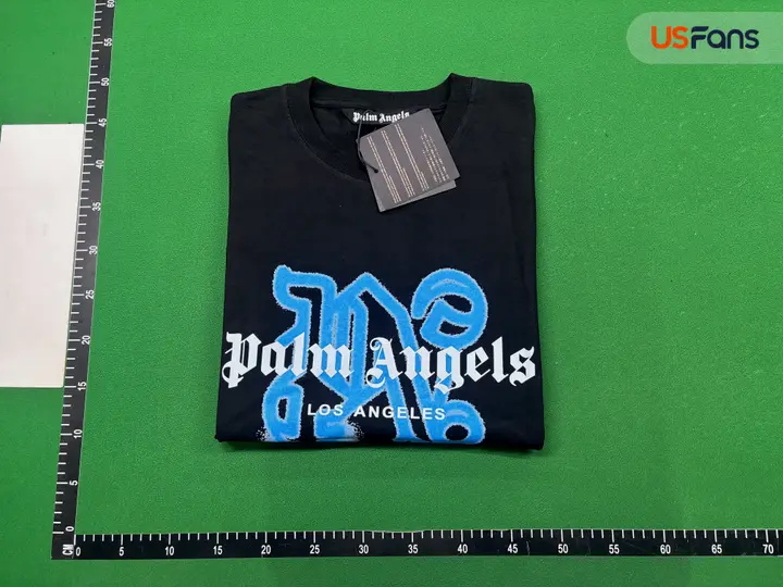 Palm Angels Monogram NY Spray Tee QC photo 4