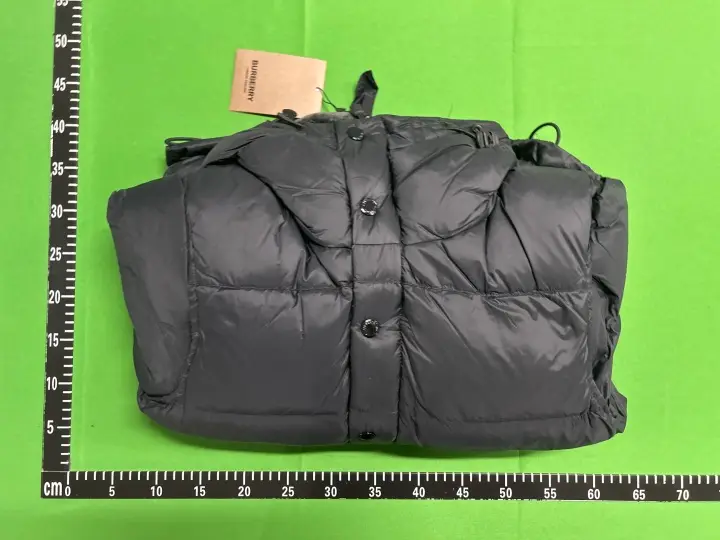 Burberry Black Cotton Jacket Size 52 FR QC photo 1