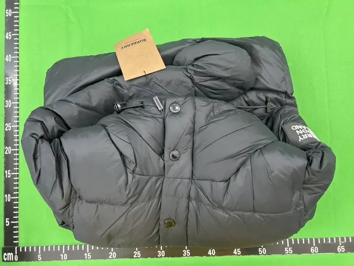 Burberry Black Cotton Jacket Size 52 FR QC photo 17