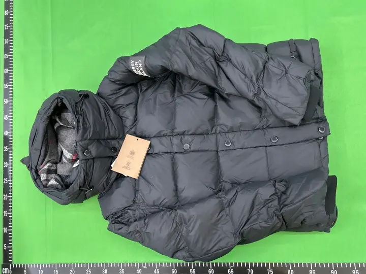 Burberry Black Cotton Jacket Size 52 FR QC photo 19