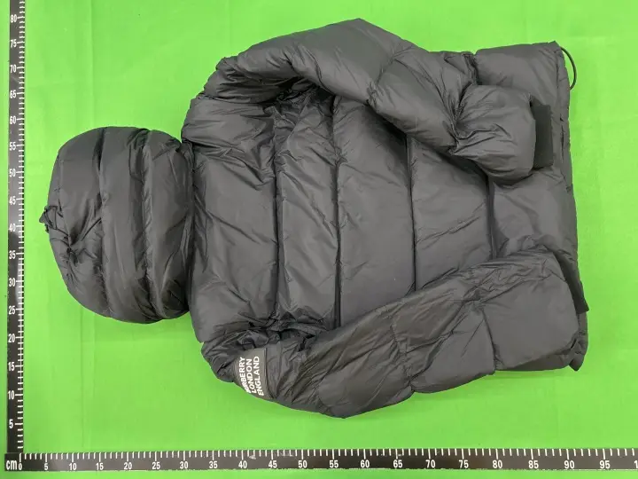Burberry Black Cotton Jacket Size 52 FR QC photo 20