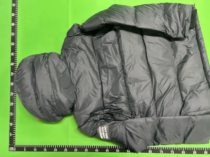 Burberry Black Cotton Jacket Size 52 FR QC photo 4
