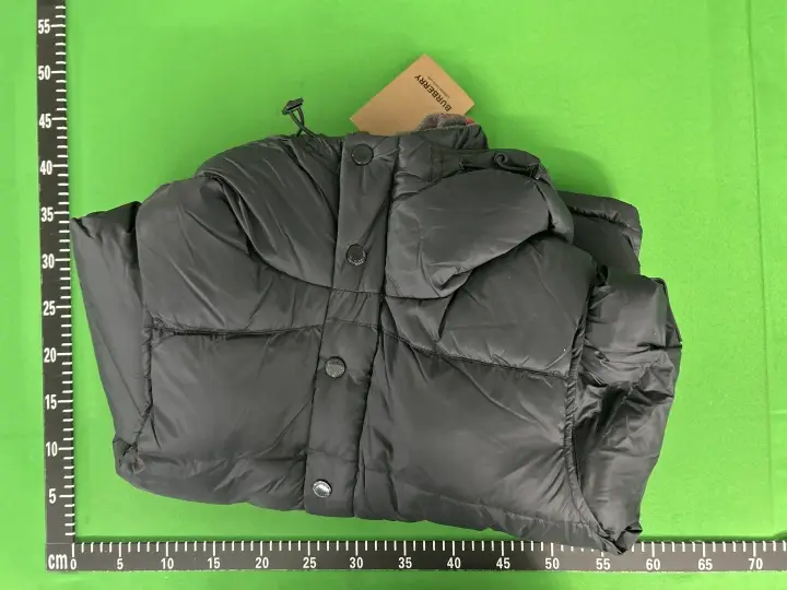 Burberry Black Cotton Jacket Size 52 FR QC photo 5