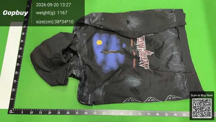 Balenciaga Paris Moon Cotton Hoodie QC photo 6