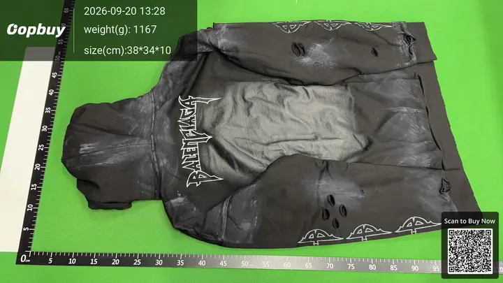 Balenciaga Paris Moon Cotton Hoodie QC photo 7