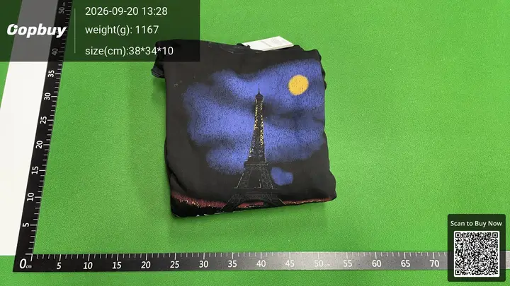 Balenciaga Paris Moon Cotton Hoodie QC photo 8
