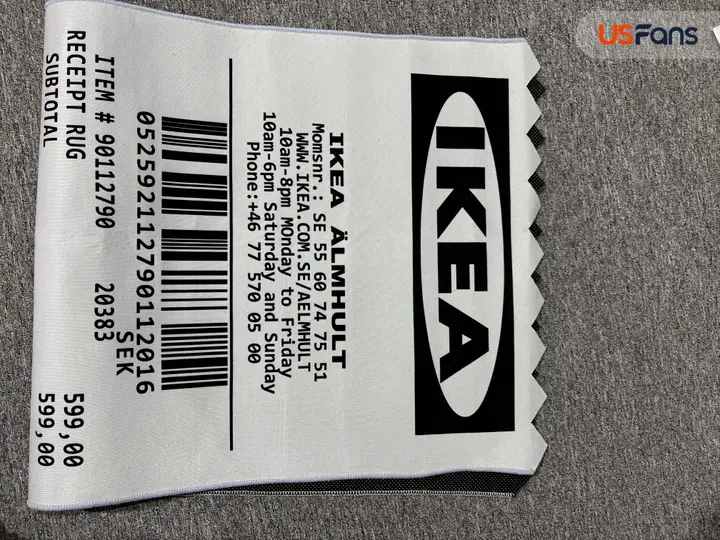 Ikea Markerad "Receipt" Rug QC photo 12