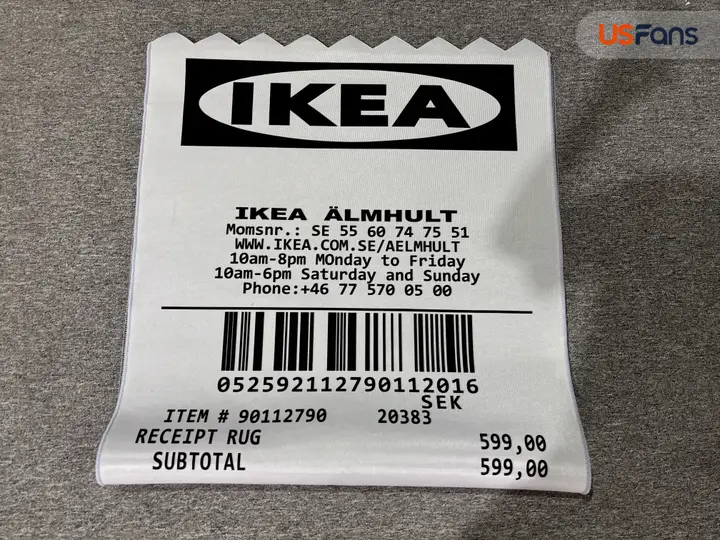 Ikea Markerad "Receipt" Rug QC photo 7