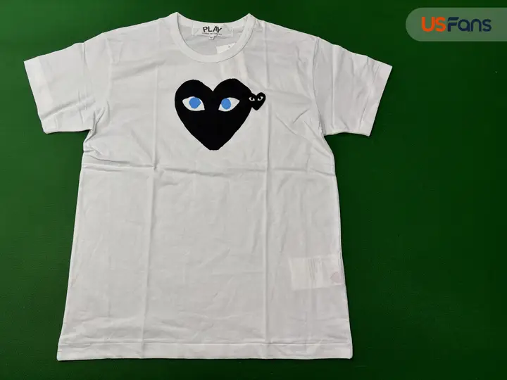 CDG Double Heart Tee QC photo 15