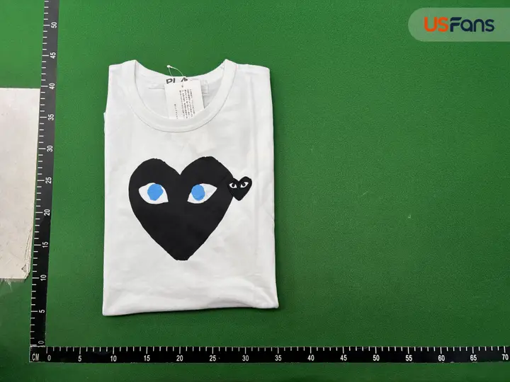 CDG Double Heart Tee QC photo 17