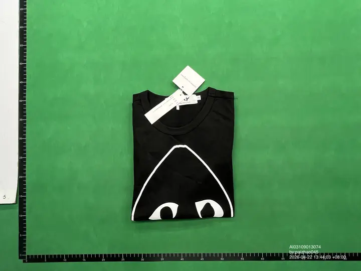 CDG Double Heart Tee QC photo 5