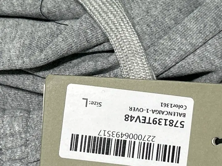 Budget Balenciaga Grey Sag Sweatpants QC photo 9