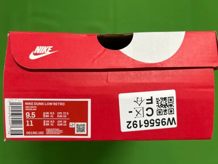Nike Dunk Low Gray Fog QC photo 17