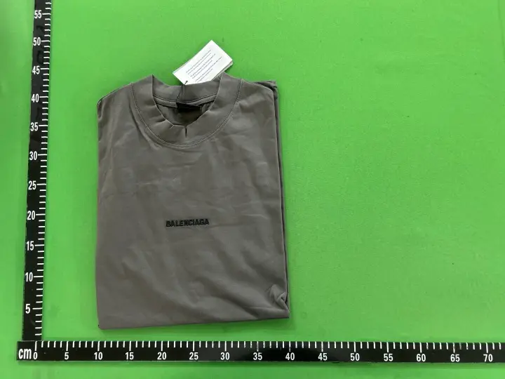 Balenciaga T-Shirt Small Logo Grey QC photo 1