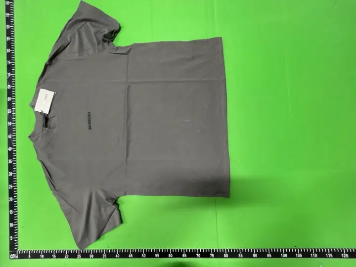 Balenciaga T-Shirt Small Logo Grey QC photo 10