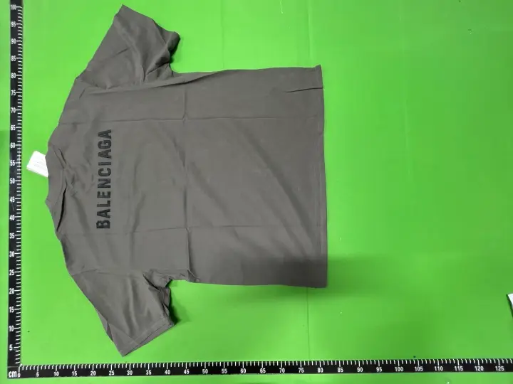 Balenciaga T-Shirt Small Logo Grey QC photo 11