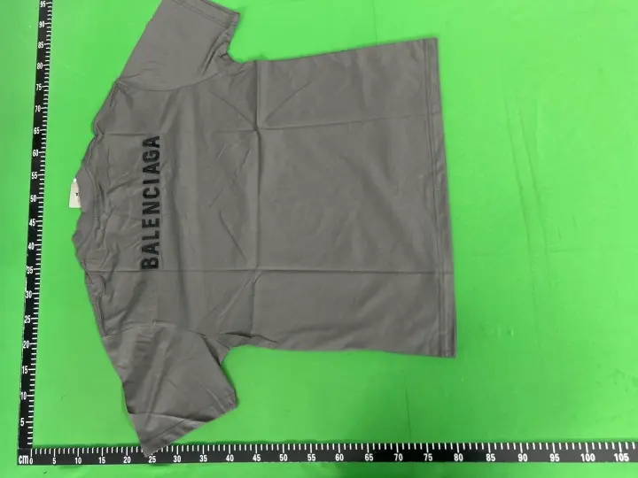 Balenciaga T-Shirt Small Logo Grey QC photo 16