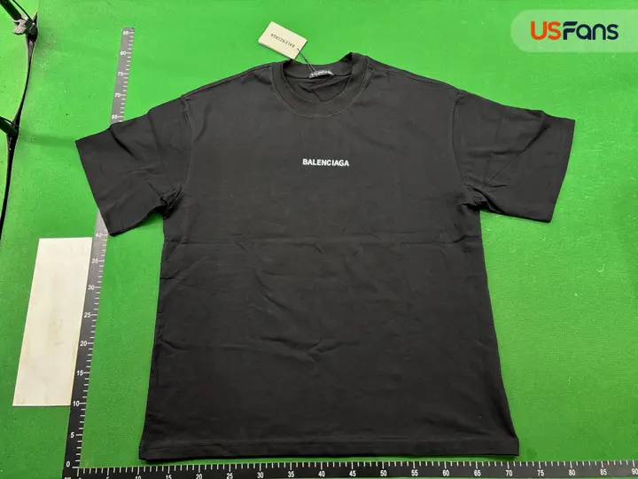 Balenciaga T-Shirt Small Logo Grey QC photo 18