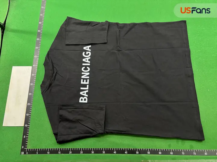 Balenciaga T-Shirt Small Logo Grey QC photo 19