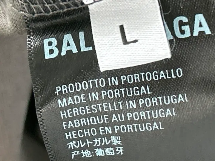 Balenciaga T-Shirt Small Logo Grey QC photo 2