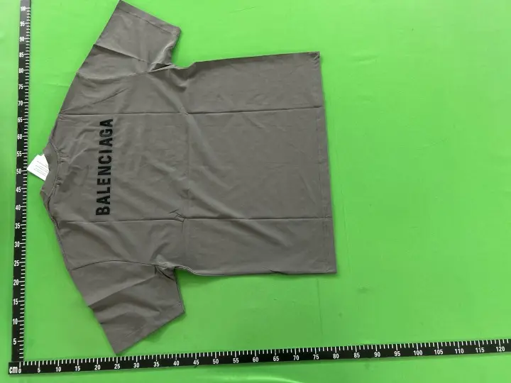 Balenciaga T-Shirt Small Logo Grey QC photo 4