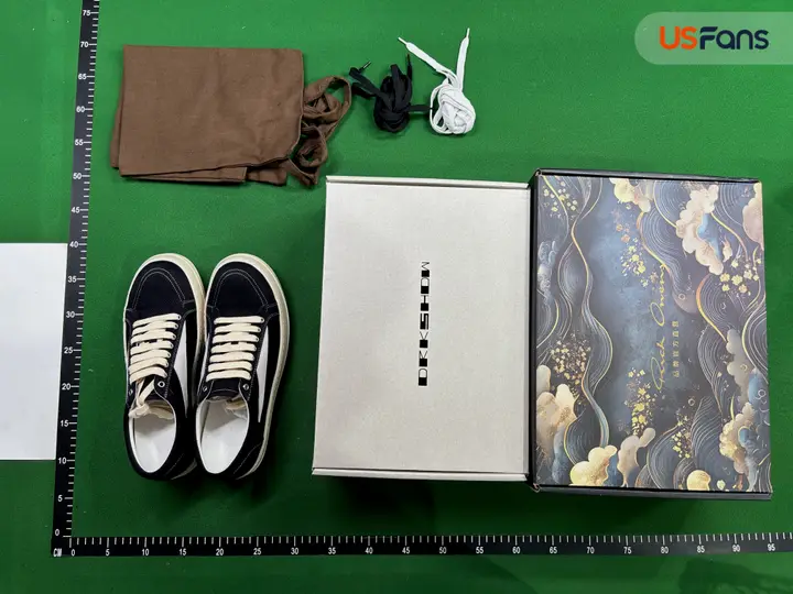Rick Owens Vans Leather Sneakers QC photo 13