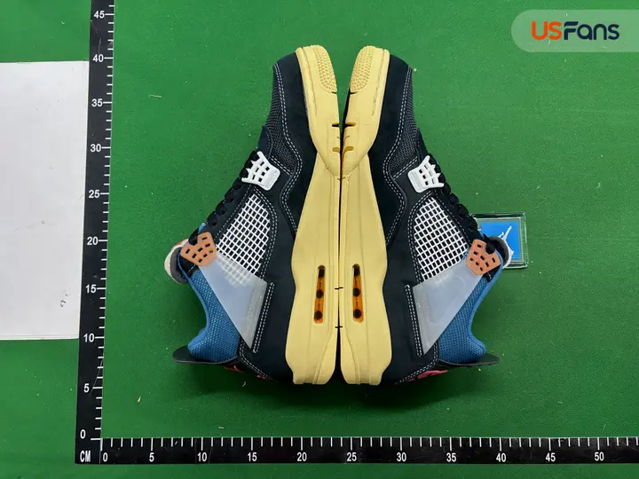 Jordan 4 Union Black Noir QC photo 10