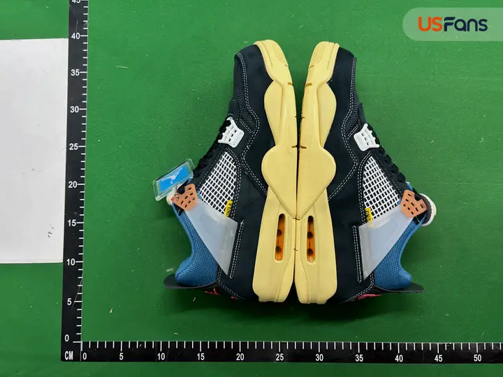 Jordan 4 Union Black Noir QC photo 11