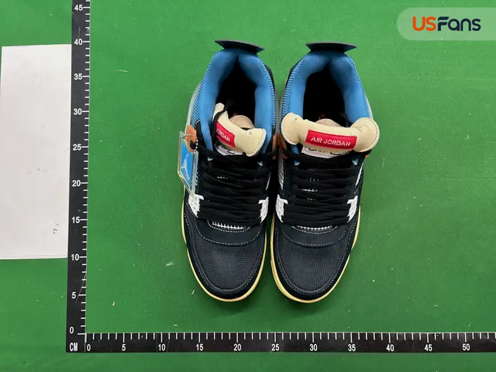 Jordan 4 Union Black Noir QC photo 12