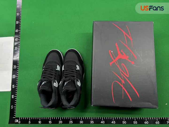 Jordan 4 Union Black Noir QC photo 19