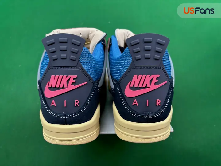 Jordan 4 Union Black Noir QC photo 9