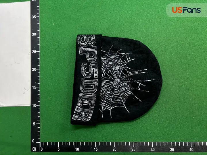 Sp5der Blue Beanie QC photo 9