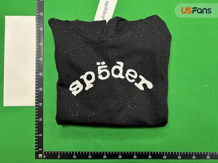 SP5DER Rhinestone Hoodie QC photo 12