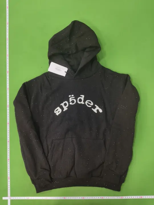 SP5DER Rhinestone Hoodie QC photo 3