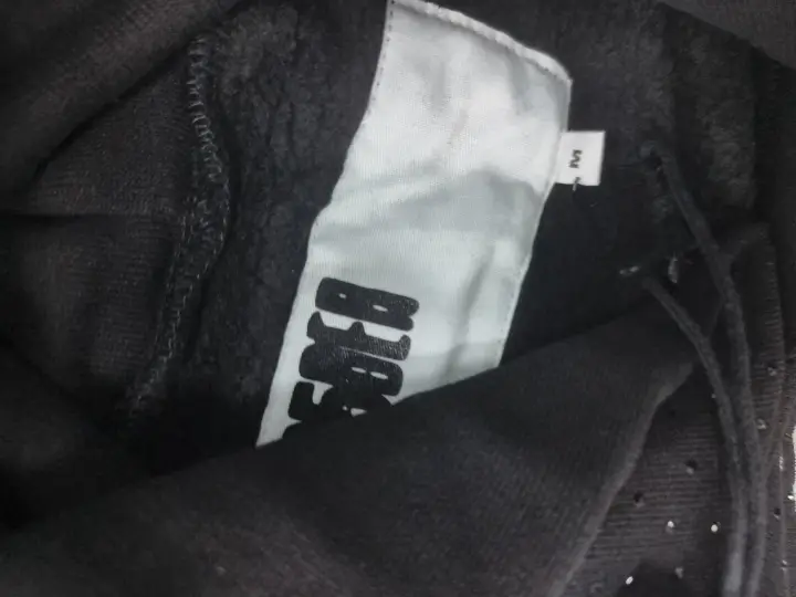 SP5DER Rhinestone Hoodie QC photo 4