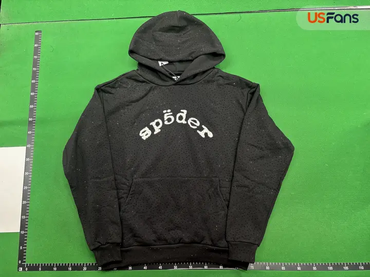 SP5DER Rhinestone Hoodie QC photo 6