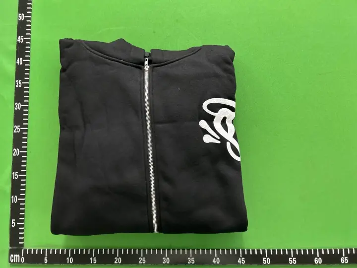 Syna Zip Hoodie in Blue CW QC photo 1