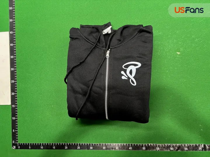 Syna Zip Hoodie in Blue CW QC photo 8