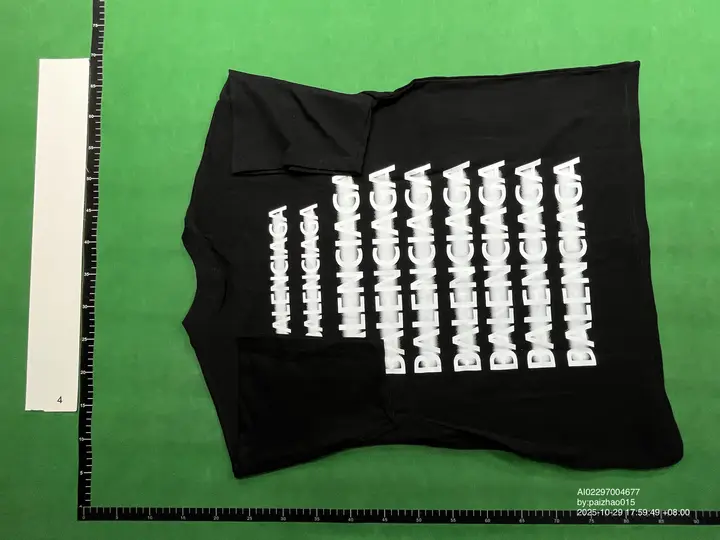 Balenciaga Tee (Black and White Colorway) QC photo 6